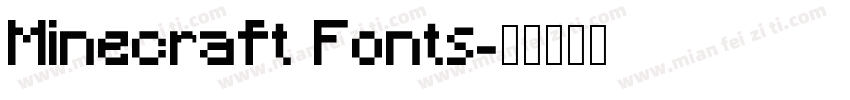 Minecraft Fonts字体转换